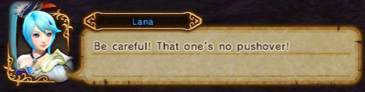 Be careful! That one's no pushover!